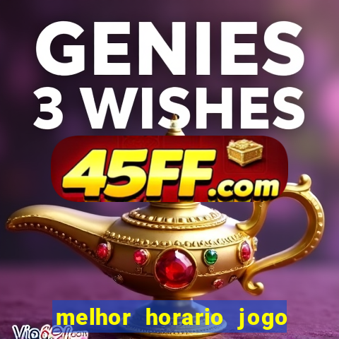 melhor horario jogo fortune rabbit